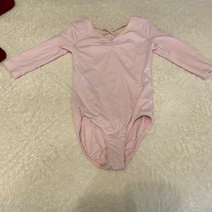 Pink girls Danskin leotard size 6/6x small